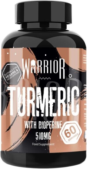 Warrior Turmeric with Bioperine (510mg) – 60 V-Caps