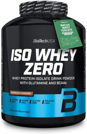 BioTech USA Iso Whey Zero 908g/2.27kg,Lactose, Gluten, Sugar Free,Whey Isolate