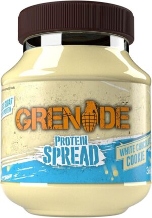 Grenade White Chocolate Cookie Vegetarian Low Sugar Protein Spread 1 x 360g Jar