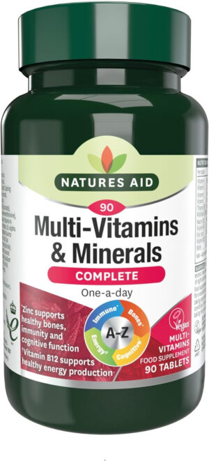 Multivitamins and Minerals, 90 Count (Pack of 1), (Packing May Vary)