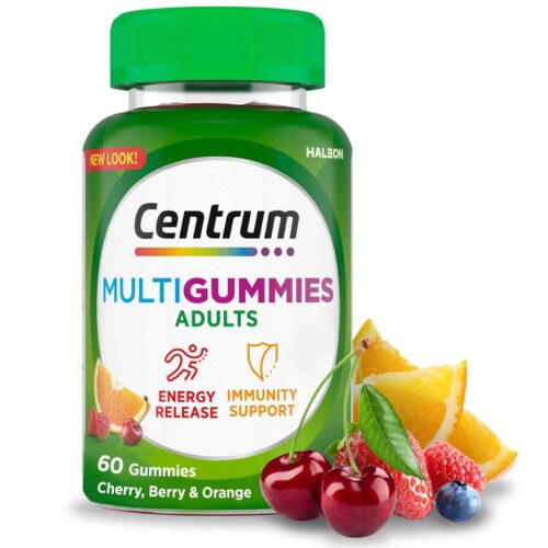 Centrum MultiGummies, Multivitamin Gummies for Men and Women, Cherry, 30