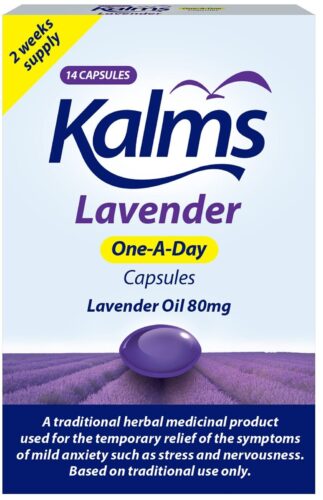 Kalms Lavender – One-a-day – 14 capsules – A Traditional Herbal Medicinal Product Used