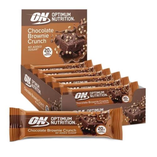 Optimum Nutrition Chocolate Brownie Crunch Protein Bar, 10 x 65 g