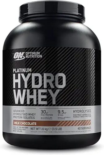 Optimum Nutrition Platinum Hydro Whey, Hydrolysed Whey Protein Isolate Powder with Essential