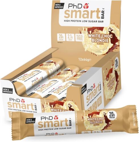 PhD Nutrition Smart Protein Bar Low Calorie, Nutritional Protein Bars/Protein Snacks,