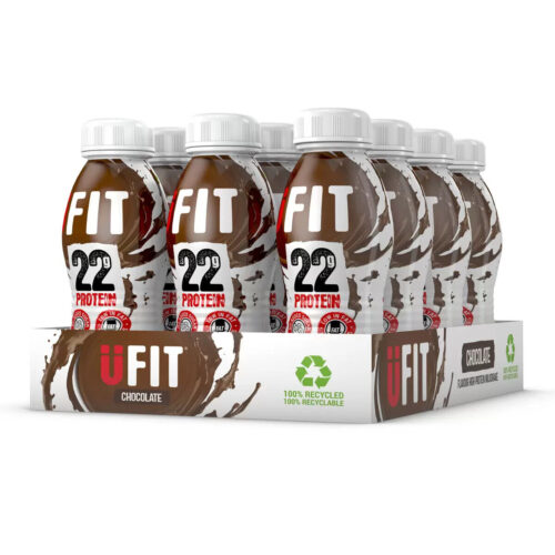 UFIT High 25g Protein Shake – Chocolate Flavour- Fat Free – No Added Sugar